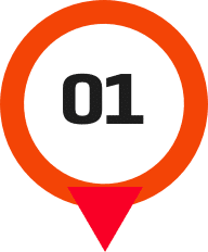 red, orange, symbol (01)